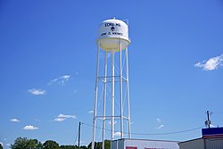 Water tower in Ecru