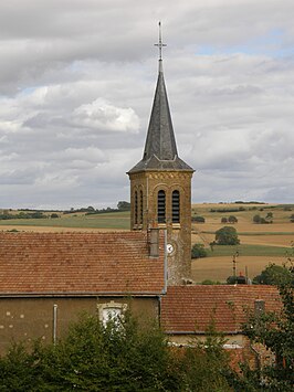 De kerk van Olizy-sur-Chiers