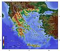 Image 52Topographic map of Greece (from Geography of Greece)