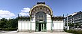 A Karlsplatz-i metróállomás egyik jellegzetes kijárata, az Otto Wagner Pavilon