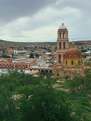 Panorámica de la ciudad de Sombrerete