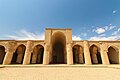 View from the courtyard to the prayer hall