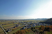 金鑵（かなつるべ）城遺跡広場で撮影