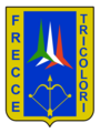 Wappen der Kunstflieger von Frecce Tricolori