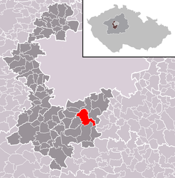 Libeř – Mappa