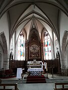 Le chœur de l'église Notre-Dame.