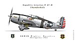 P47D 460th Fighter squadron Philippines 1944