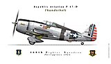 P47D 460th Fighter squadron Philippines 1944