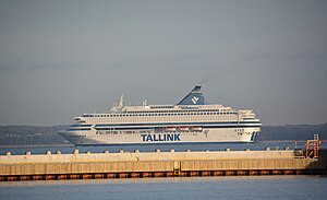 M/S Silja Europa vid Vanasadam i Tallinn (2016)