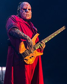 Venturella performing with Slipknot in 2019