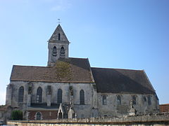 L'église depuis le nord.