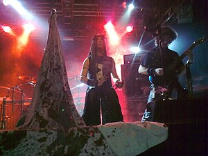 Animæ and Nothingness on stage in Helsinki, Finland.