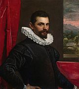 Porträt des Malers Francesco Bassano von Domenico Tintoretto (1586)