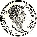 Profils de Caius Octavius et d'Atia Balba Caesonia, Promptuarium iconum insigniorum, 1533.