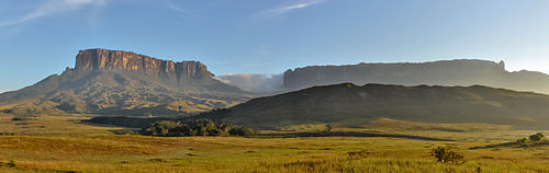 Tepuyes Kukenán y Roraima