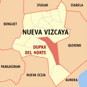 Mapa a pakabirukan ti Dupax del Norte