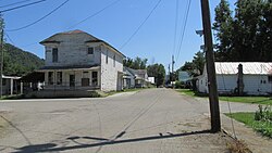 Looking east at the intersection of Second and Main Streets