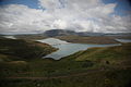 Driekloof-Stausee (rechts) mit dem Wehr zur Sterkfontein-Talsperre