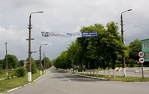 Město Černobyl v roce 2013