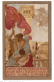 Affiche pour la Biennale de Venise (1909)