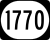 Kentucky Route 1770 marker