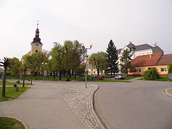 Centre of Kralice na Hané