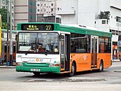 New World First Bus air-conditioned Dennis Dart SLF with Plaxton Pointer 2 bodywork in August 2005