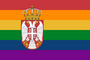 Serbia Gay pride flag of Serbia[169]