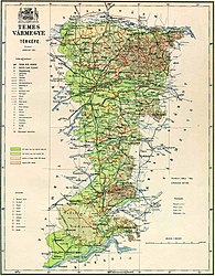 Comitato di Temes – Mappa