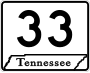 State Route 33 marker