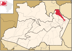 Location of the municipality inside Amazonas