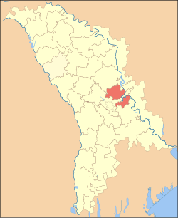 Location of Criuleni