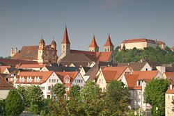 Skyline of Ellwangen