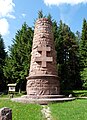 Verzetsmonument met Lotharings kruis