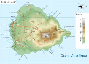 Topografischi Charte vo Ascension