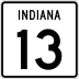 State Road 13 marker