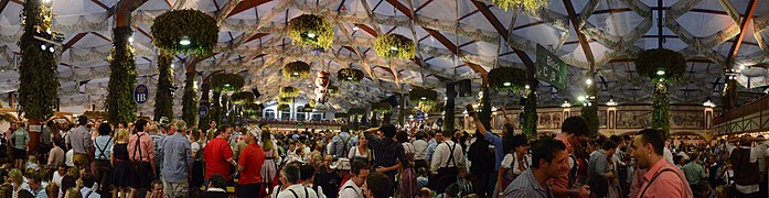 Hofbräu-Festzelt (en) de l'Oktoberfest de Munich