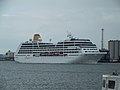 MV Adonia departing Southampton.