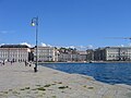 Piazza Unità vista dal molo Audace.