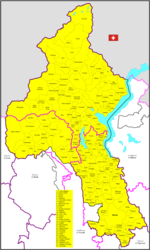 Mappa della diocesi