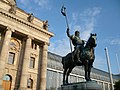 Reiterstandbild Otto von Wittelsbachs, des Sohns von Heilika, im Münchner Hofgarten