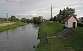 Unterlauf der Svratka in Židlochovice südlich von Brünn