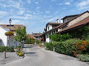 Vilaĝocentro de Commugny