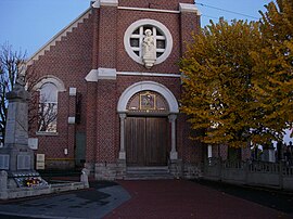 The church of Saint-Martin in Ennetières-en-Weppes