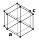 नाइट्रोजन (nitrogen) has a hexagonal crystal structure