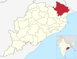 Location in Odisha