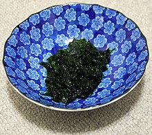 Raw aonori from Lake Hamana