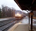 Pennsylvanian at Greensburg station platform