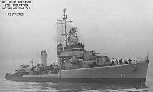 USS Hobby, DD 610, Mare Island, ngày 26 tháng 1 năm 1943.