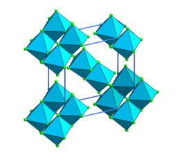 Cella unitaria dell'α-tetrafluoruro di cromo